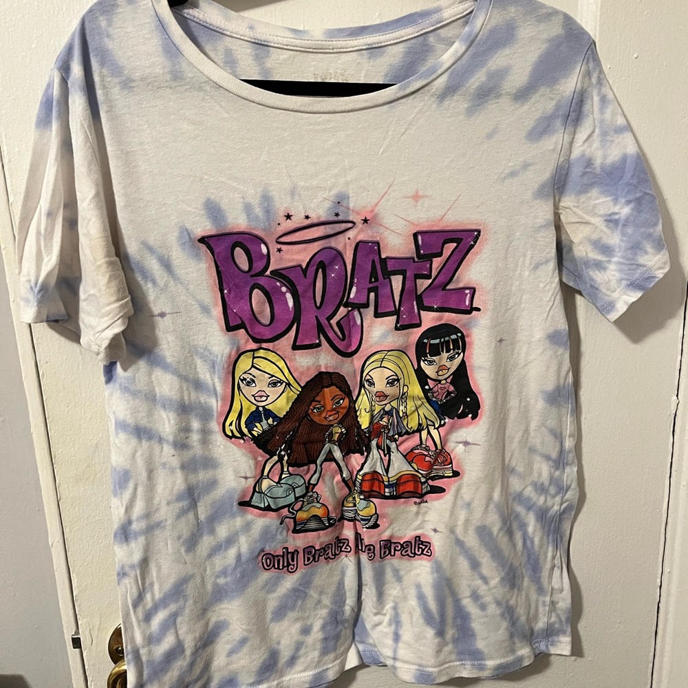 Kids Bratz Graphic T-Shirt - White and Purple